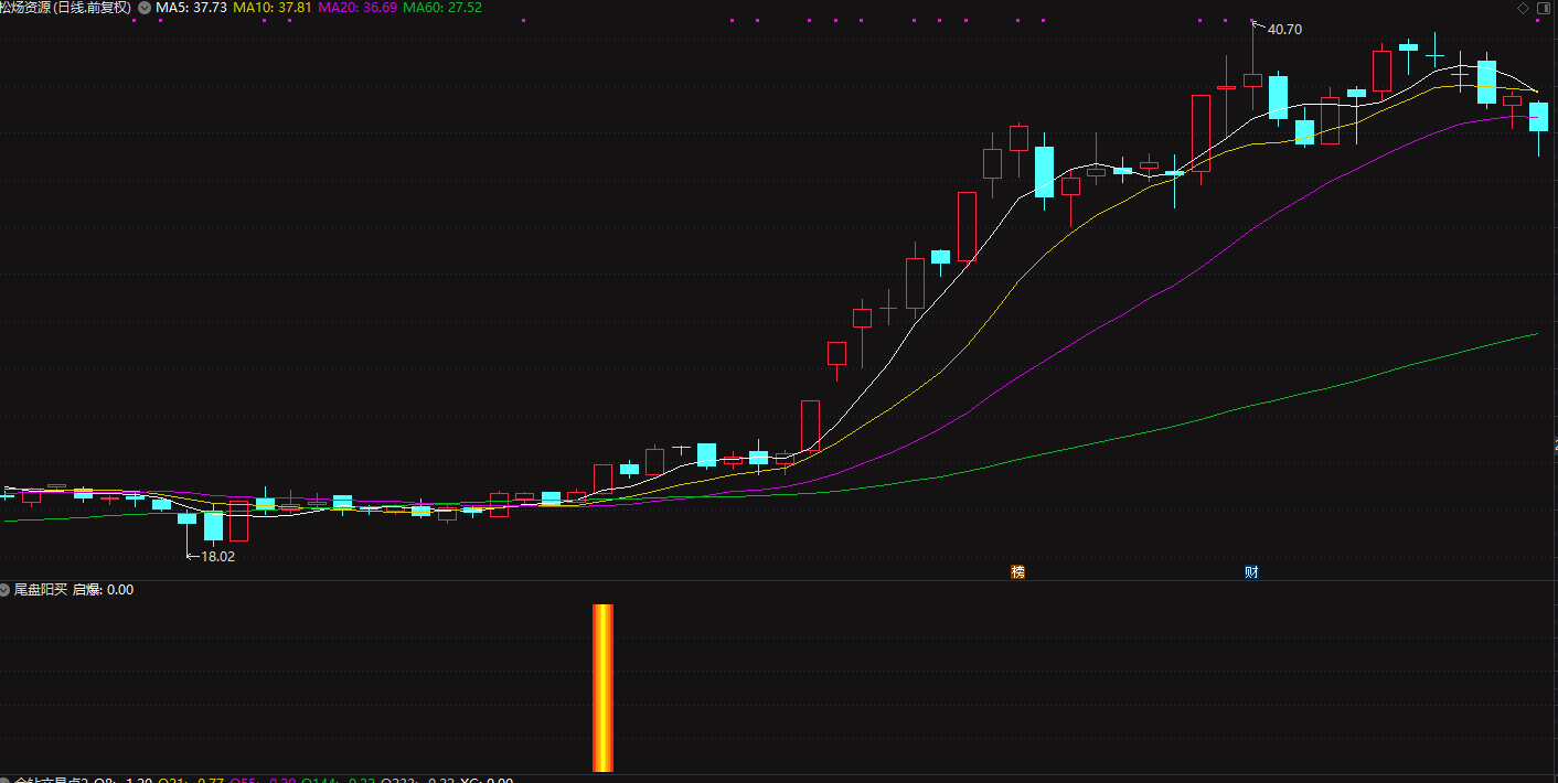 金钻尾盘核武器尾盘阳买副图+选股（胜率远超70%）插图3