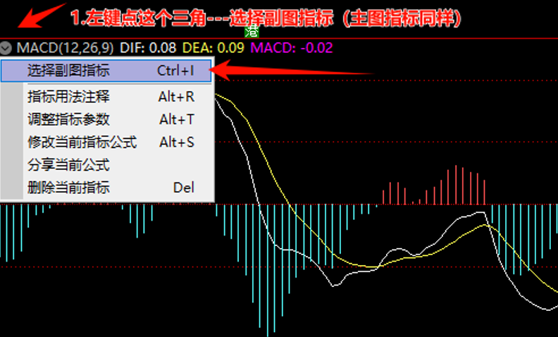 通达信怎么导入指标和怎么选择已经导入的指标插图5