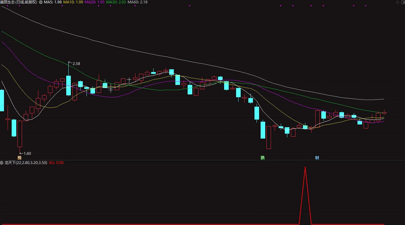 龙天下-波段极品副图指标 成功率还可以插图2