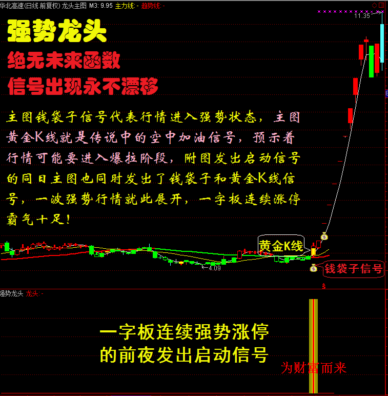 龙头股道系列全套无加密通达信指标 某宝卖的指标公式