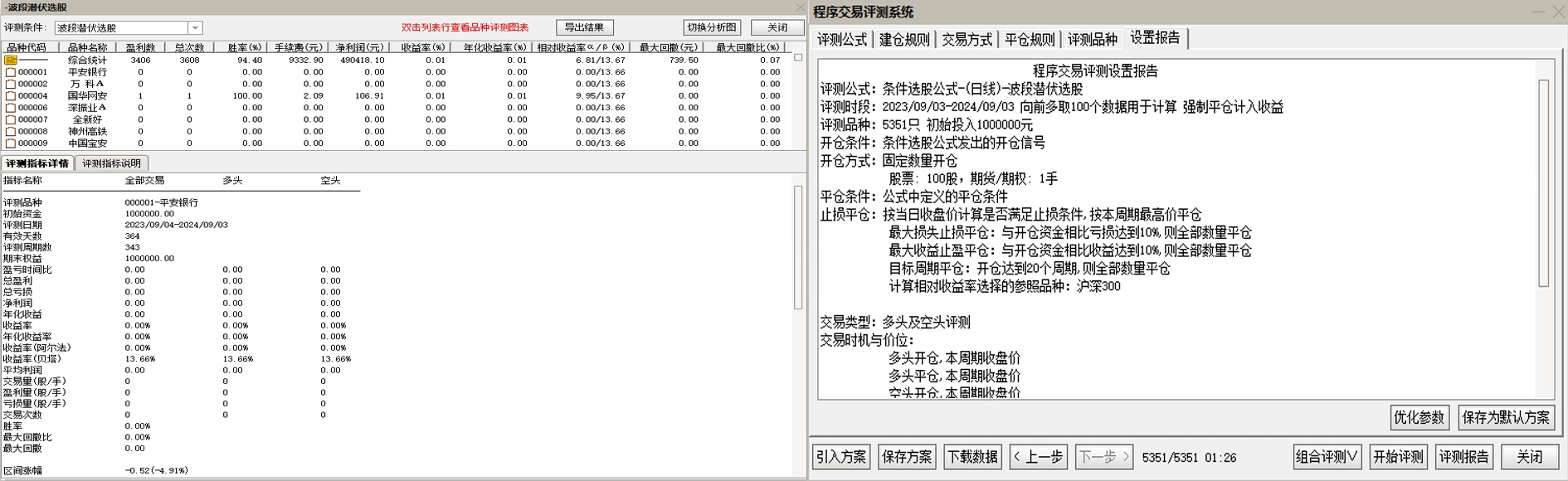 通达信波段潜伏副图+选股 一年96% 五年93%插图2